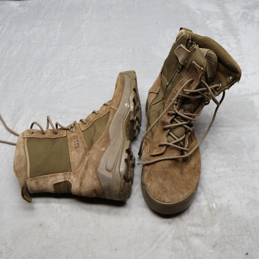 5.11 Tactical Mens 14 Combat Boots Brown Suede ATAC 2.0 8" Desert Utility 12393